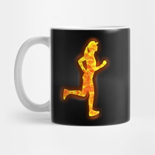 Woman going for a Jog Mug